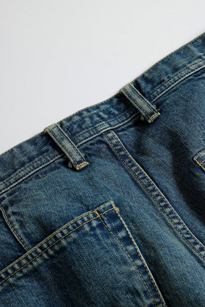 FUNDAMENTAL SECOND SECOND PANTS 3YR WASH-INDIGO