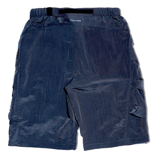 NINE POINT NINE SHOCKWAVE 3D POCKET SHORTS-METALLIC IRON