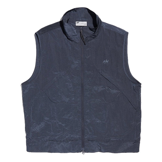 NINE POINT NINE SHOCK WAVE 3D POCKET VEST-METALLIC IRON