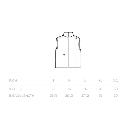 NINE POINT NINE SHOCK WAVE 3D POCKET VEST-METALLIC BROWN