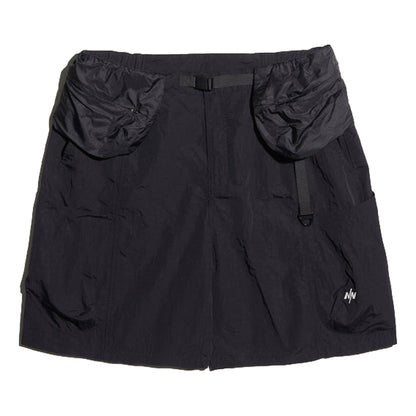NINE POINT NINE SHORELINE BELT POCKET SHORTS-BLACK