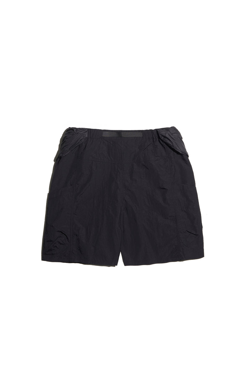 NINE POINT NINE SHORELINE BELT POCKET SHORTS-BLACK