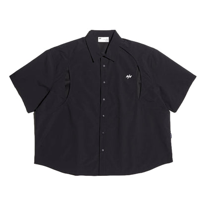 NINE POINT NINE SHORELINE LAYER S/S SHIRT-BLACK