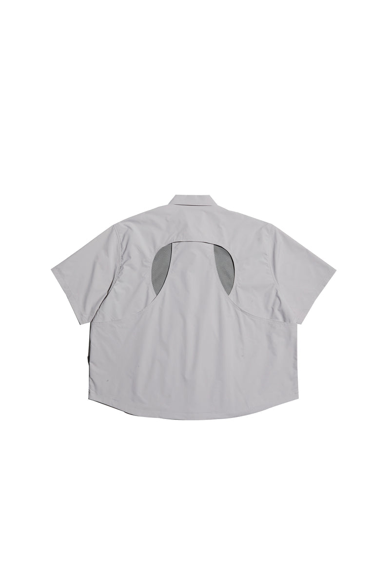 NINE POINT NINE SHORELINE LAYER S/S SHIRT-IVORY
