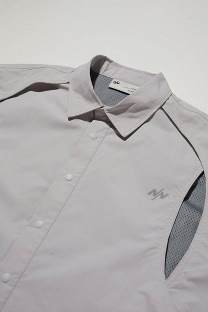 NINE POINT NINE SHORELINE LAYER S/S SHIRT-IVORY