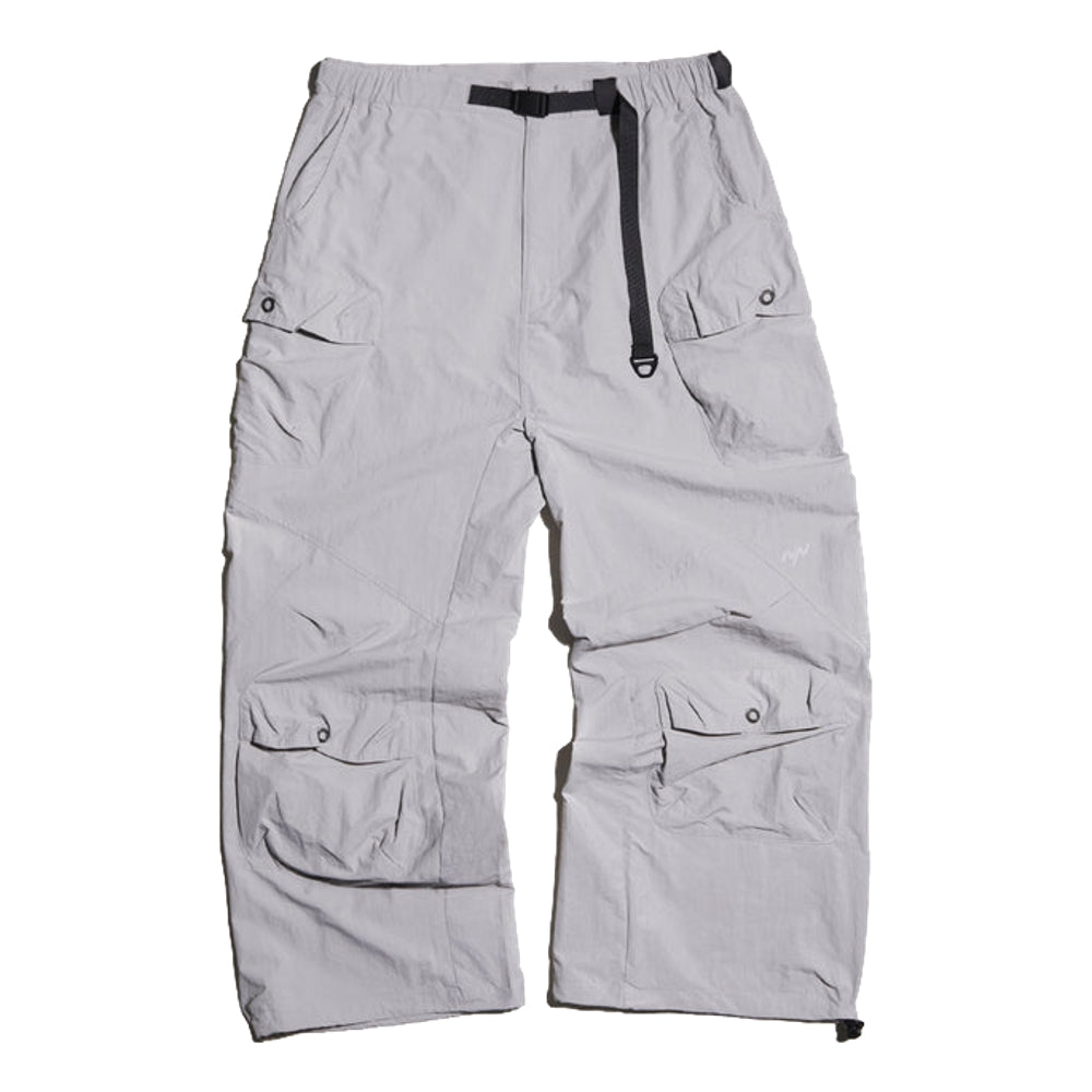 NINE POINT NINE SHORELINE POCKET PANTS-LIGHT GREY