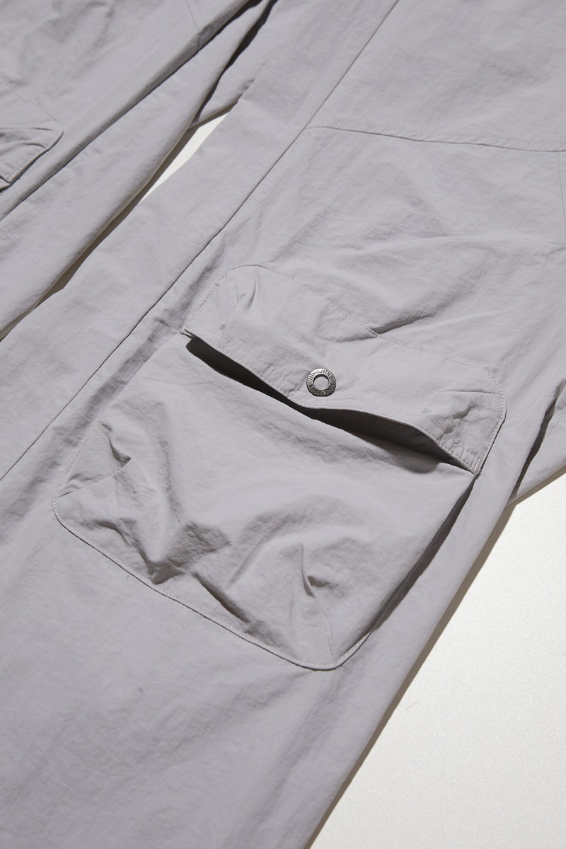 NINE POINT NINE SHORELINE POCKET PANTS-LIGHT GREY