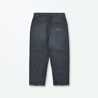 MADNESS SLUBBY DIRTY WIDE PANTS v2-MIDLIGHT NAVY