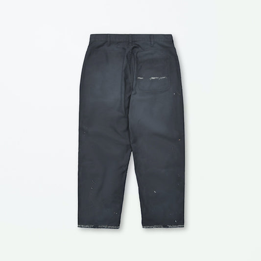 MADNESS SLUBBY DIRTY WIDE PANTS v2-MIDLIGHT NAVY