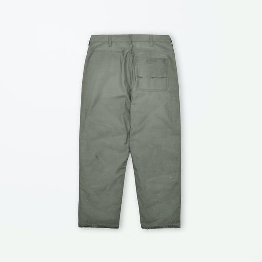 MADNESS SLUBBY DIRTY WIDE PANTS v2-DUSTY OLIVE