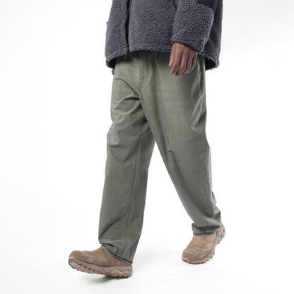 MADNESS SLUBBY DIRTY WIDE PANTS v2-DUSTY OLIVE
