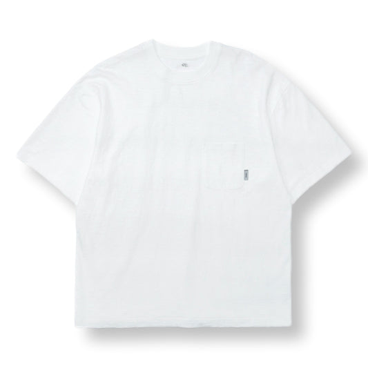 MADNESS SLUB POCKET TEE(FABRIC BY JAPAN)-WHITE