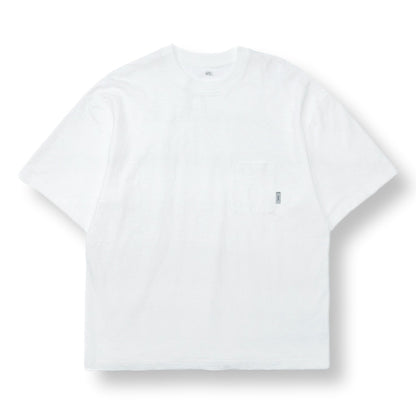 MADNESS SLUB POCKET TEE-WHITE