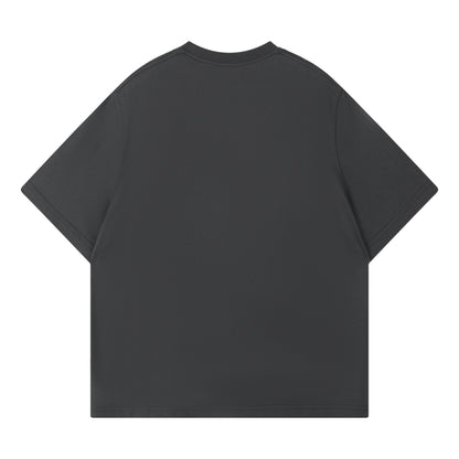 OPEN DIALOGUE SM LOGO TEE-DARK GREY