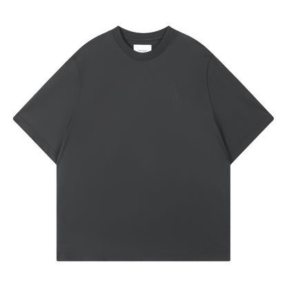 OPEN DIALOGUE SM LOGO TEE-DARK GREY