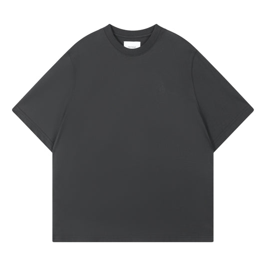 OPEN DIALOGUE SM LOGO TEE-DARK GREY