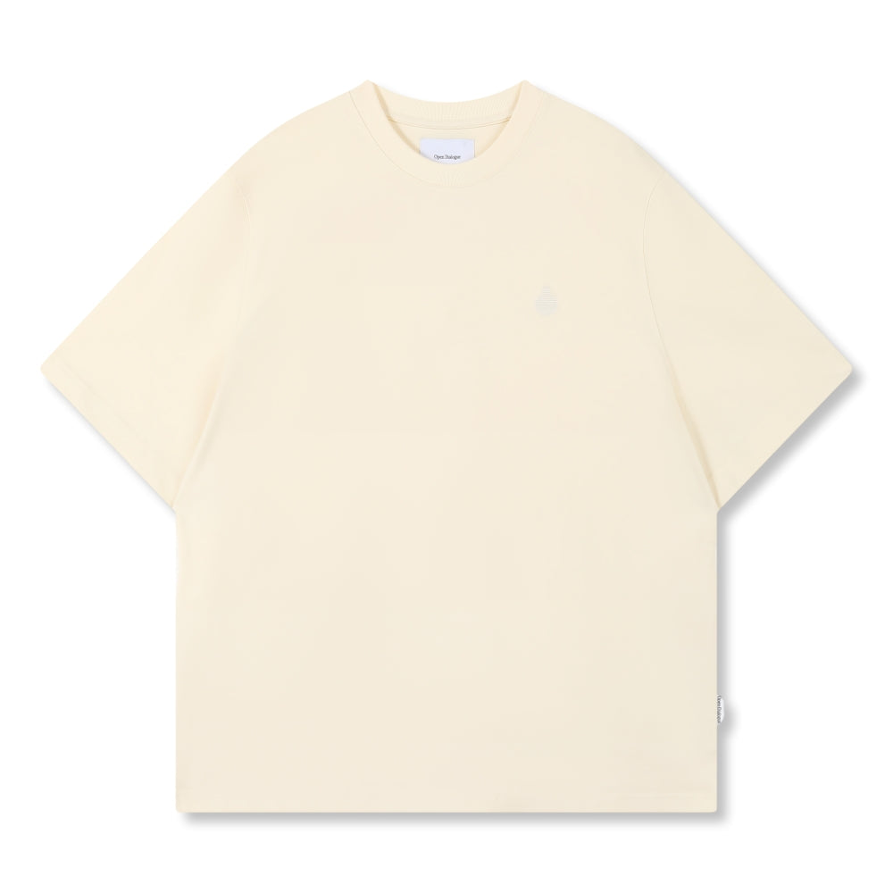 OPEN DIALOGUE SM LOGO TEE-CREAM