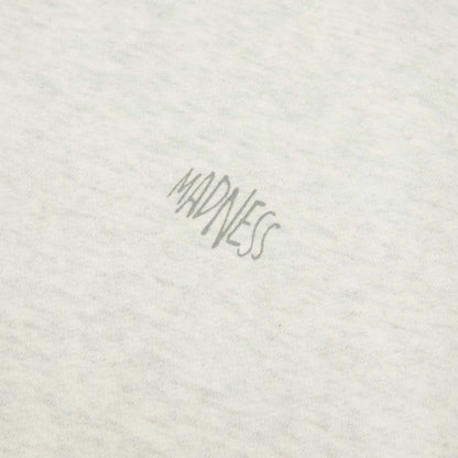 MADNESS SOLID CREW SWEAT. BOXY-OATMEAL