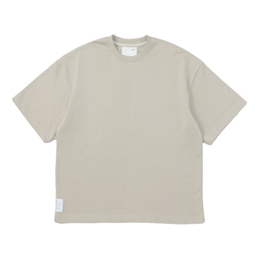 MADNESS SOLID CREW TEE. BOXY-BEIGE