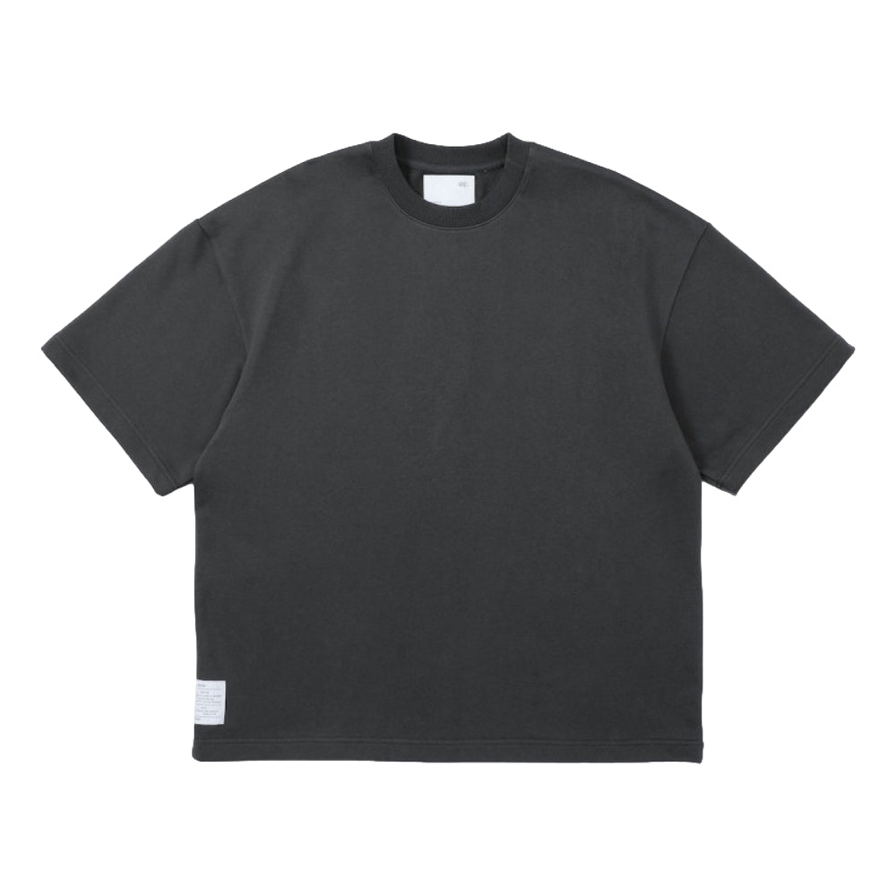 MADNESS SOLID CREW TEE. BOXY-CHARCOAL