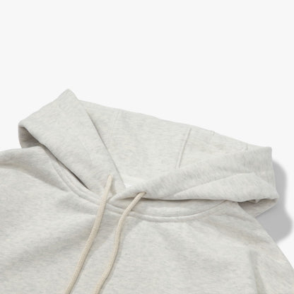 MADNESS SOLID HOODIE. BOXY-OATMEAL