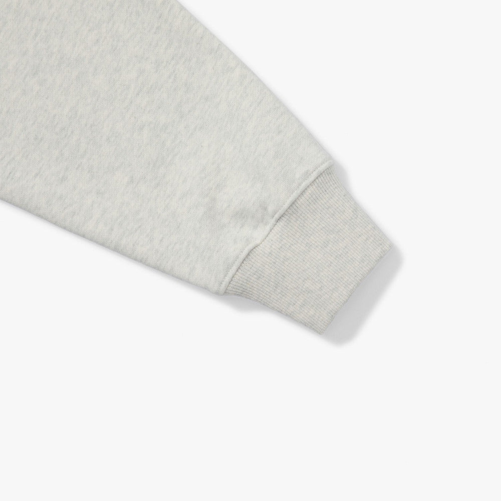 MADNESS SOLID HOODIE. BOXY-OATMEAL