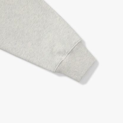 MADNESS SOLID HOODIE. BOXY-OATMEAL