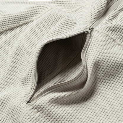 MEANSWHILE SOLOTEX WAFFLE BALACLAVA HOODIE-GREY