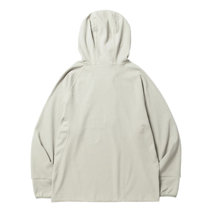 MEANSWHILE SOLOTEX WAFFLE BALACLAVA HOODIE-GREY