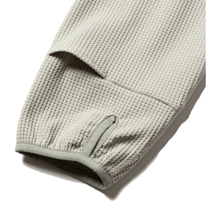 MEANSWHILE SOLOTEX WAFFLE BALACLAVA HOODIE-GREY