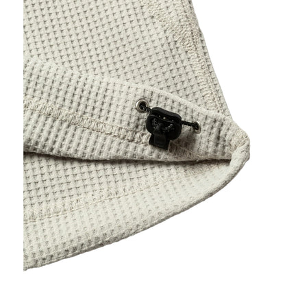 MEANSWHILE SOLOTEX WAFFLE BALACLAVA HOODIE-GREY