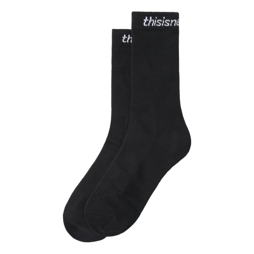 THIS IS NEVER THAT SP-LOGO SOCKS 3PACK-BLACK