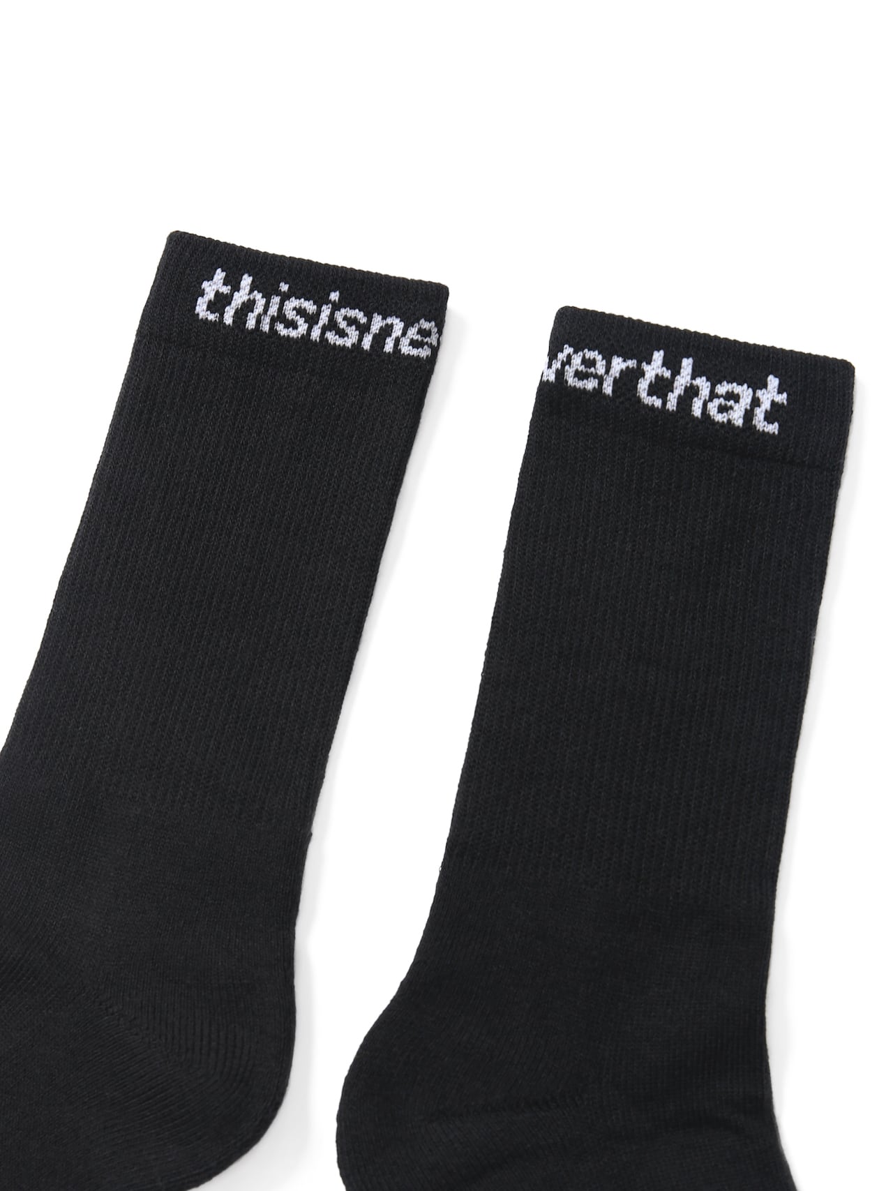 THIS IS NEVER THAT SP-LOGO SOCKS 3PACK-BLACK