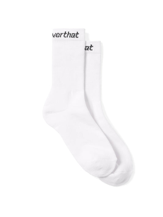 THIS IS NEVER THAT SP-LOGO SOCKS 3PACK-WHITE