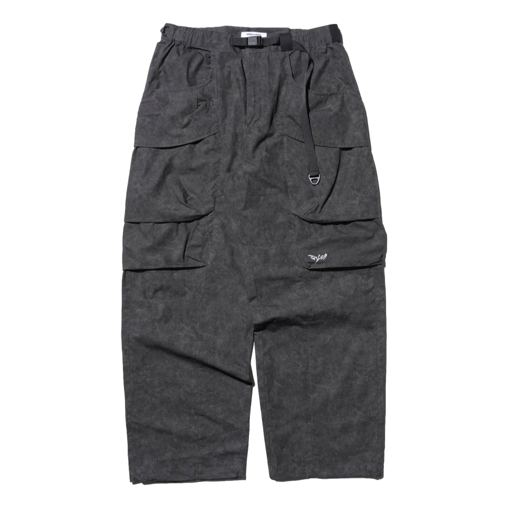NINE POINT NINE SPIRAL MULTI POCKET FIELD PANTS-BLACK