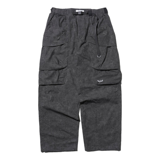 NINE POINT NINE SPIRAL MULTI POCKET FIELD PANTS-BLACK