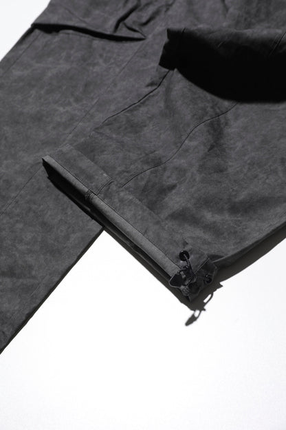 NINE POINT NINE SPIRAL MULTI POCKET FIELD PANTS-BLACK