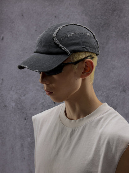 NINE POINT NINE "SPIRAL NEVER END TECH" CAP-CHARCOAL