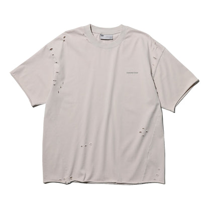 NINE POINT NINE "SPIRAL NEVER END" WASH TEE-GREY