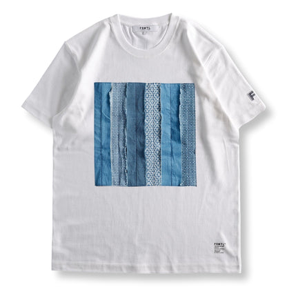 FUNDAMENTAL SQUARE OBI TEE-WHITE