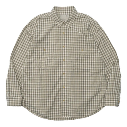 MADNESS STANDARD MINI CHECK BD SHIRT(MADE IN JAPAN)-GRAVEL
