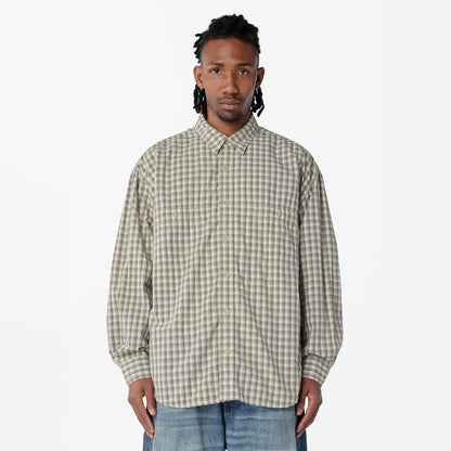 MADNESS STANDARD MINI CHECK BD SHIRT(MADE IN JAPAN)-GRAVEL