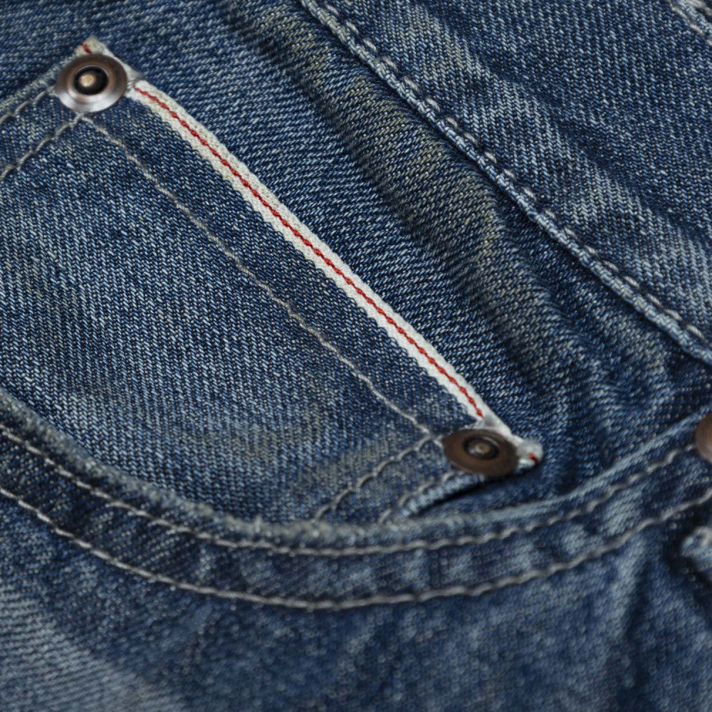 MADNESS STD WASH DENIM. M2 REGULAR PANTS-INDIGO