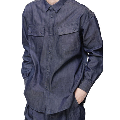 STRETCH DENIM SHIRT