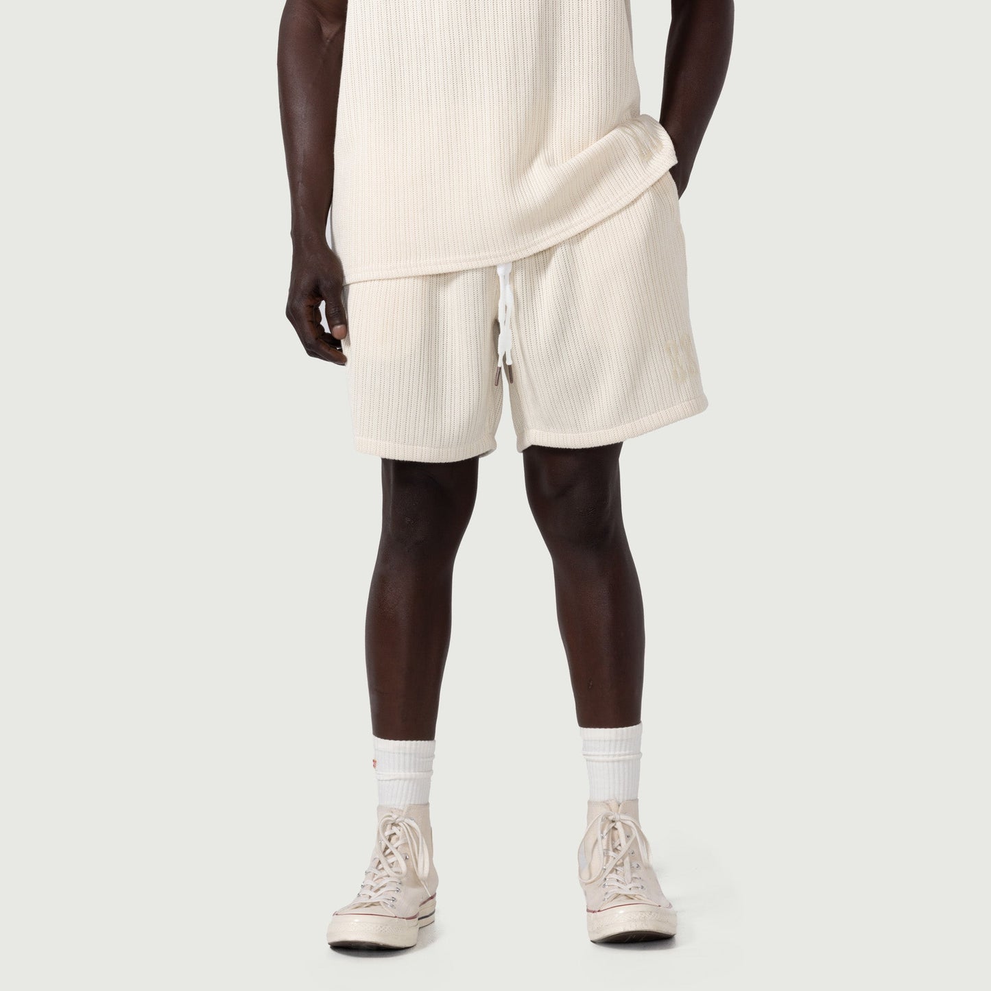 HONOR THE GIFT KNIT SHORT-WHITE