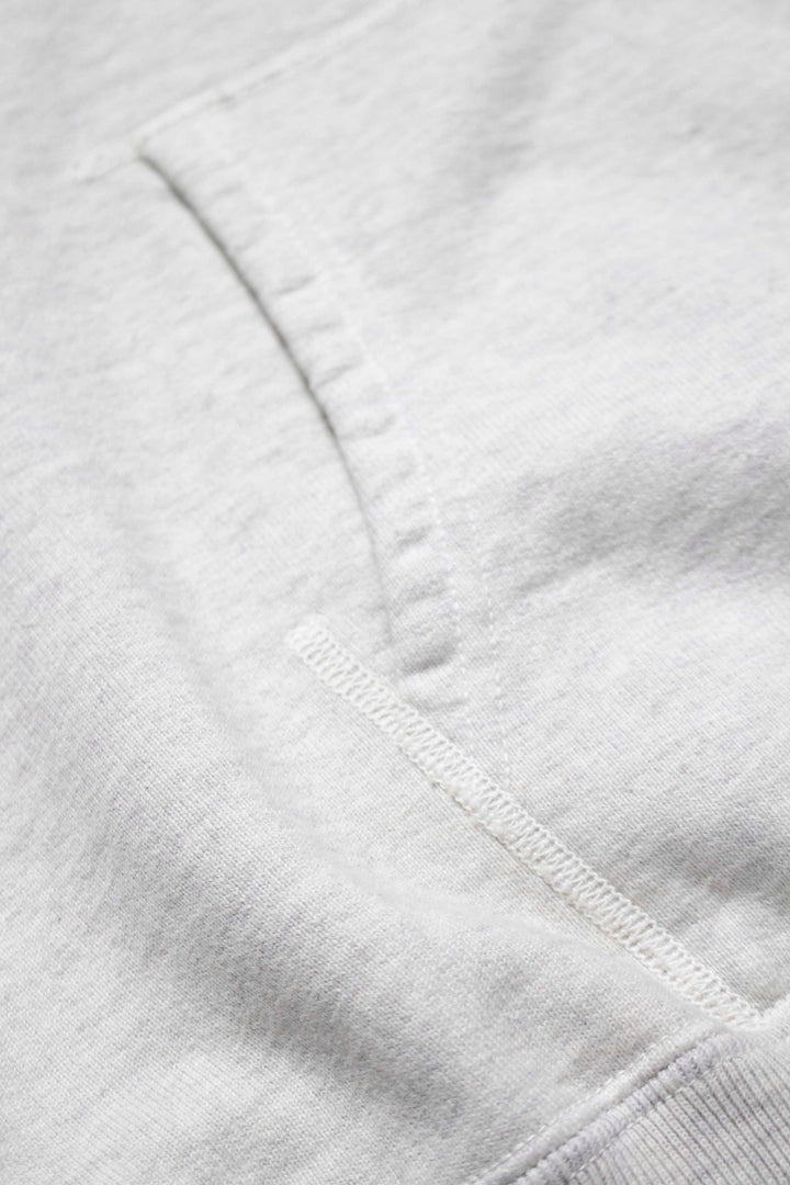 BOWWOW SUKAJAN EMB ZIP HOODIE AGED-OATMEAL