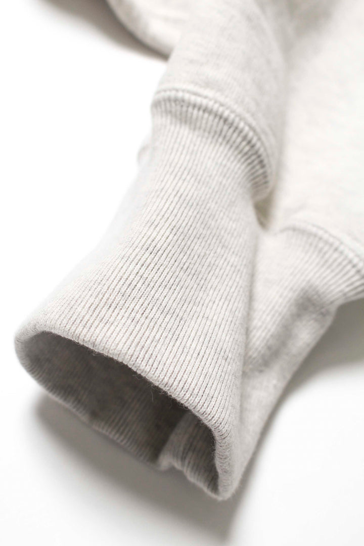 BOWWOW SUKAJAN EMB ZIP HOODIE AGED-OATMEAL