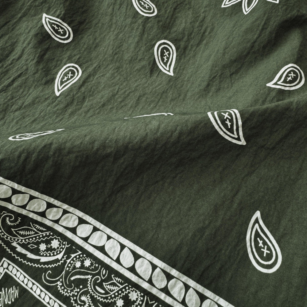 MADNESS SUMMER PAISLEY SHORTS-GREEN