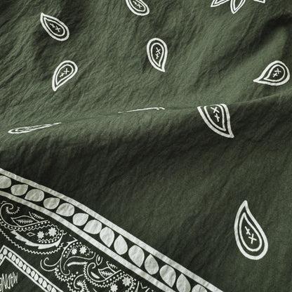 MADNESS SUMMER PAISLEY SHORTS-GREEN