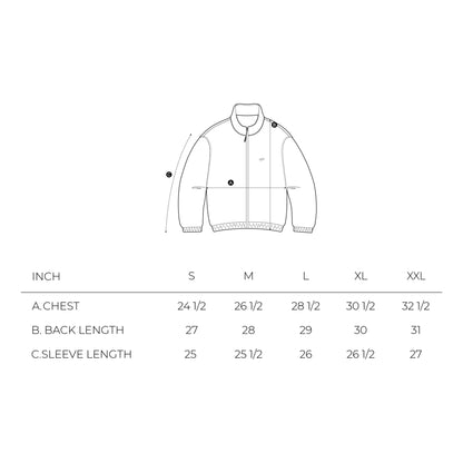 NINE POINT NINE SHORELINE LARYER COACH JACKET-ASH BLUE